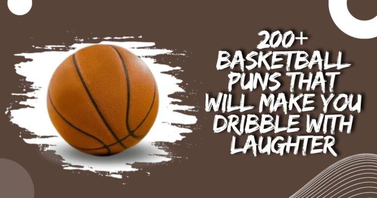 200+ Basketball Puns That will Make You Dribble with Laughter