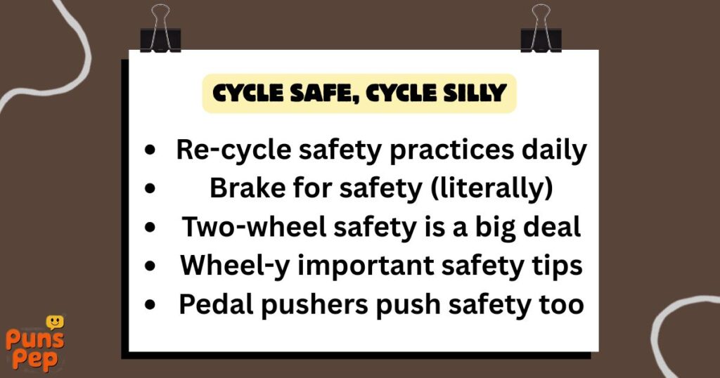 Cycle Safe, Cycle Silly