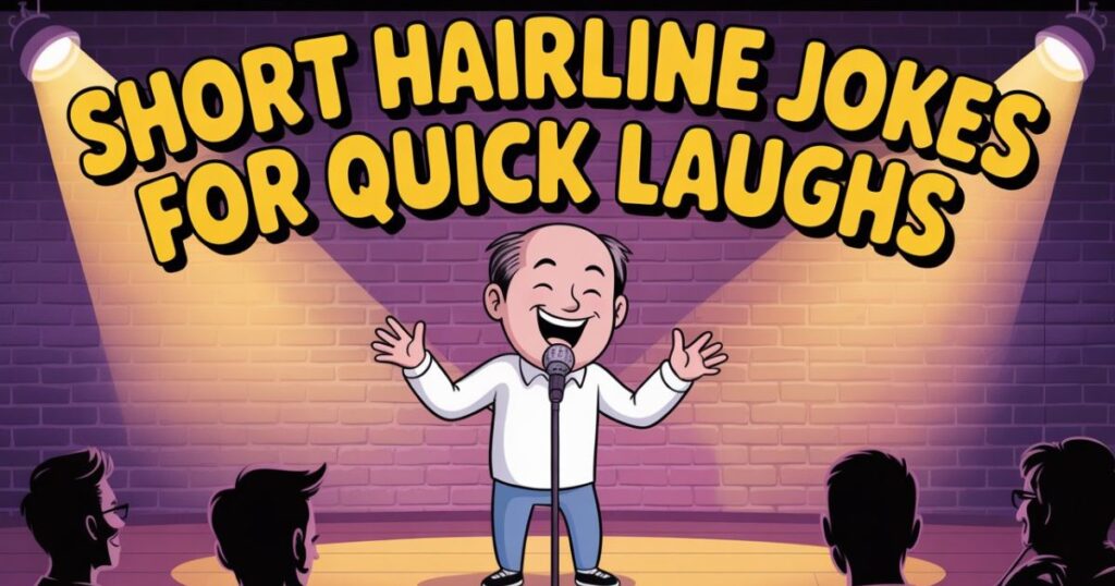 Short Hairline Jokes for Quick Laughs